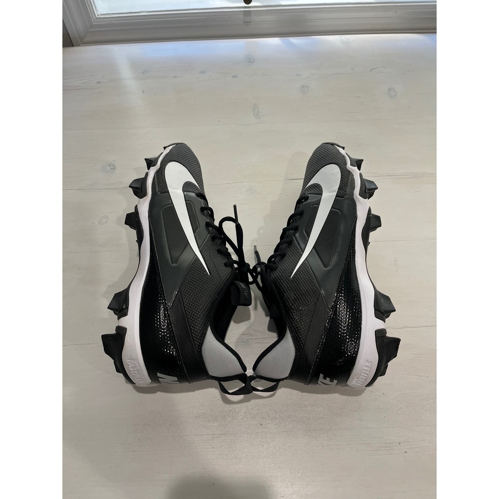 Nike‎ Alpha Men's Black White Cleats US 10.5